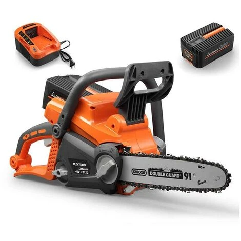 40V Akku Kettensäge E212C - Set Mit 4.0 Akku Und Ladegerät FUXTEC 3 40V Akku Kettensäge E212C - Set Mit 4.0 Akku Und Ladegerät FUXTEC