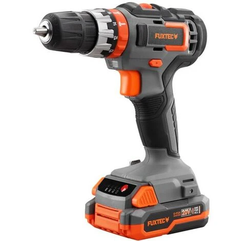 FUXTEC 20V Akku Schlagbohrschrauber FX-E1SBS20 SET Mit 2 X Akku 2Ah, 1 X Ladegerät 1A 4 FUXTEC 20V Akku Schlagbohrschrauber FX-E1SBS20 SET Mit 2 X Akku 2Ah, 1 X Ladegerät 1A – Bild 2