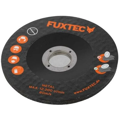 FUXTEC 5er Set 115mm Schruppscheiben Für 20V Akku Winkelschleifer FX-E1WS20 4 FUXTEC 5er Set 115mm Schruppscheiben Für 20V Akku Winkelschleifer FX-E1WS20 – Bild 2