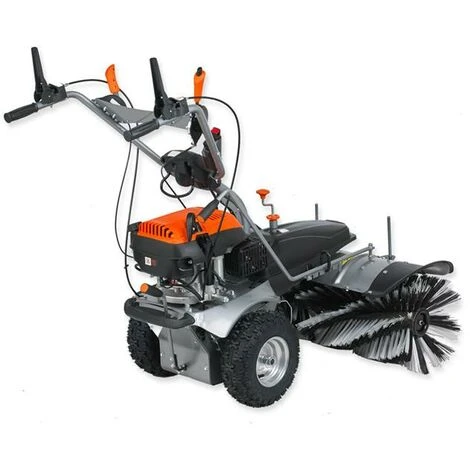 FUXTEC 3in1 Set Benzin Kehrmaschine FX-KM1196 Inkl. Schneeschieber & Kehrgutsammelbehälter 6 FUXTEC 3in1 Set Benzin Kehrmaschine FX-KM1196 Inkl. Schneeschieber & Kehrgutsammelbehälter – Bild 4