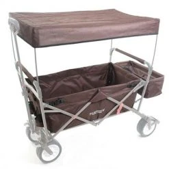 FUXTEC Stoff Bezug Bollerwagen Komplett In Braun JW76C