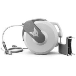 FUXTEC Wasserschlauchaufroller 20m Rund FX-WSA20G Grau -FUXTEC SHOP 59596386 3