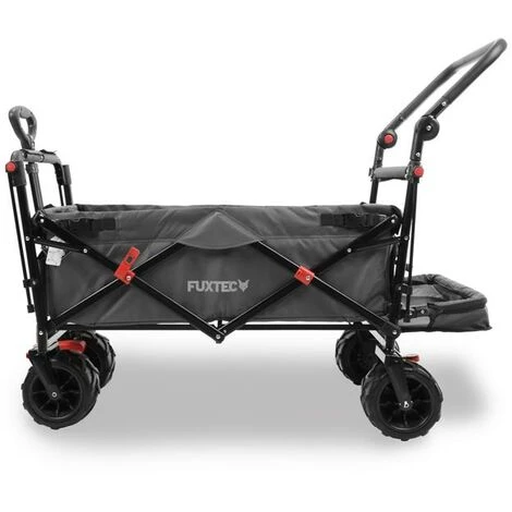 FUXTEC Strand-Bollerwagen FX-CTB800 Mit UV-geschütztem Sonnendach,Schiebegriff & Innenraumverlängerung 6 FUXTEC Strand-Bollerwagen FX-CTB800 Mit UV-geschütztem Sonnendach,Schiebegriff & Innenraumverlängerung – Bild 4