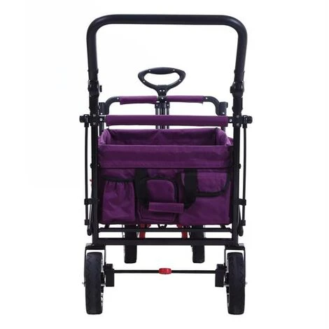 FUXTEC Bollerwagen FX-CT700 Mit UV-geschütztem Sonnendach Und Zusätzlichem Schiebegriff PURPUR 7 FUXTEC Bollerwagen FX-CT700 Mit UV-geschütztem Sonnendach Und Zusätzlichem Schiebegriff PURPUR – Bild 5